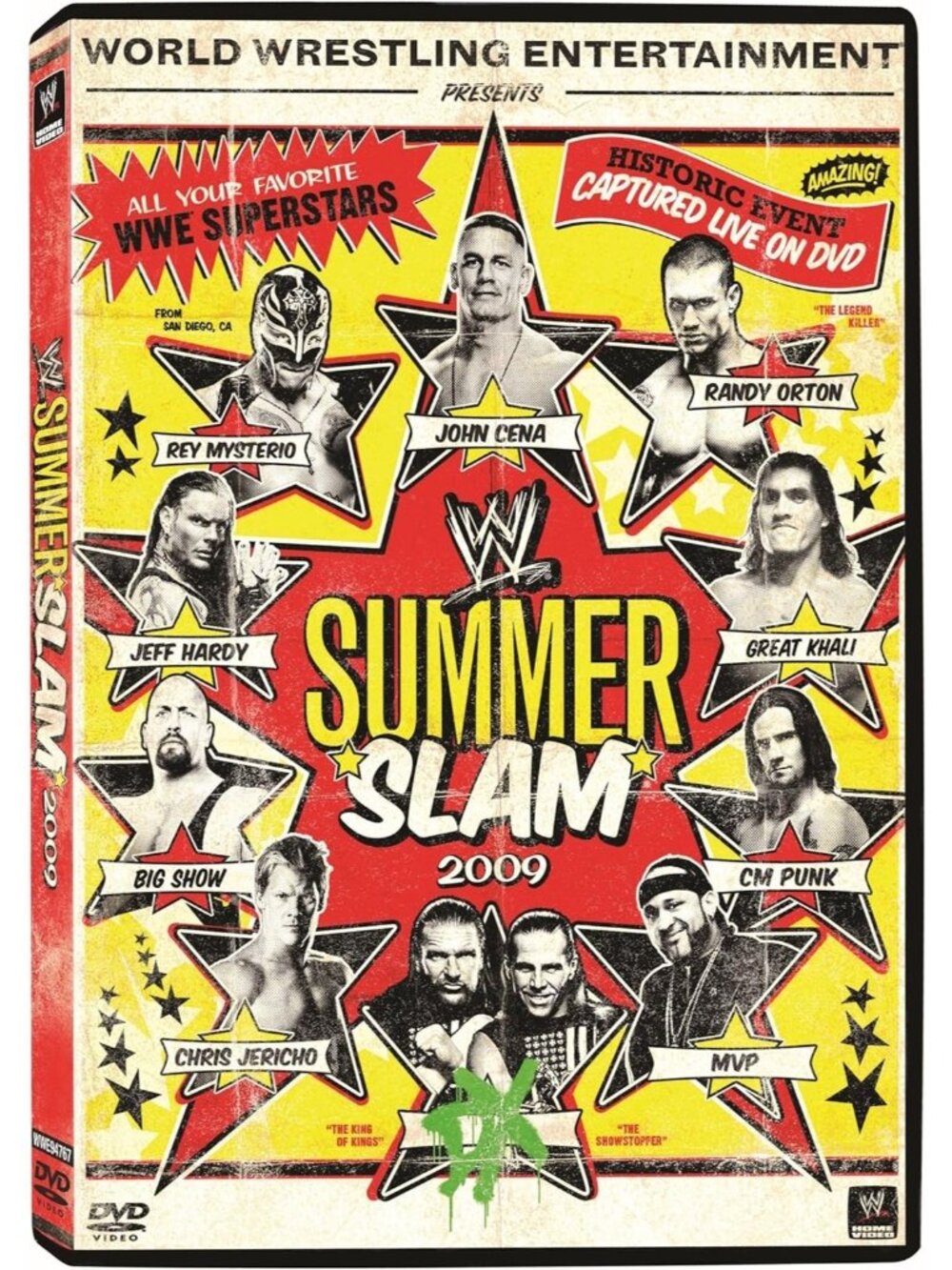 WWE Summer Slam 2009 (DVD, Region 1) Very Good condition!